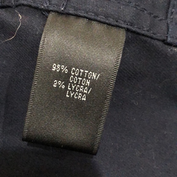 Lafayette 148 New York Jacket Size Medium Navy aBlue Cotton - Picture 9 of 13